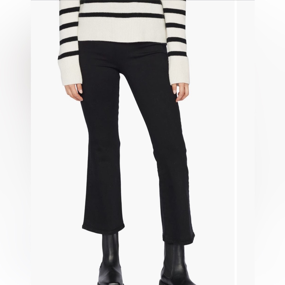 Frame Jetset Crop High Rise Mini Boot Jeans